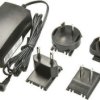 Adapter AC/DC Uwy 18V dc Iwy 1.67A 2,1 x 5,5 x 9,5 mm z plusem w środku, wersja kątowa 30W, typ wtyczki: Wtyk