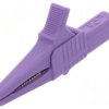 Zacisk krokodylkowy 32A 1kVDC fioletowy Zakr.chwyt: max.20mm 66.9755-26