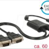 63950 Delock USB 2.0 converter a-plug > 2x RS-232 serial