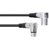 Omnitronic 30220632 XLR Cable 3-pin Male to 3-pin Female Black 1.5m Length