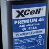 X4R25 Zinc air battery, 6 V, 45 Ah