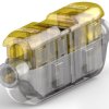 Butt connectorwith insulation, 2.5-4.0 mm², AWG 14 to 12, transparent/yellow, 48 mm, 2213600-7