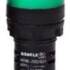 Lampka sygnalizacyjna 22mm zielona LED 24V AC/DC AD16-22D/S