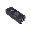 Zasilacz POE 55V 30W, Czarny, 1Gbps
