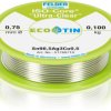 Solder, lead-free, SAC (Sn96.5Ag3.0Cu0.5), Ø 0.75 mm, 0.1 kg, 51760710