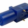 Gniazdo bananowe Żeński Połączenie lutowane typ Wtyk bananowy Niebieski 24A RS PRO rozmiar 4 mm
