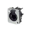 Neutrik NE8FDV-SE Chassis Socket 8P8C RJ Vertical Silver Finish