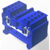 Spring terminal block, quick connection, 0.08-2.5 mm², 1 pole, 20 A, 8 kV, blue, 2271555-2
