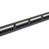 Patch Panel Rack 19Cali Kat.6 24P Utp 1U Czarny Neku