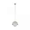 Lampa wisząca BONO BEIGE M klosz metal mleczne szkło 10274 TK Lighting