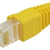 Gumowa Osłonka Wtyku Rj45 Żółta Woreczek 100Szt.