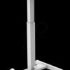 17.02.1548 Workstation, movable, height adjustable, white