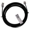 Telephone cable, RJ 11 to RJ45 1m, blac