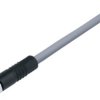 Sensor actuator cable, M8-cable socket, straight to open end, 5 pole, 2 m, PVC, gray, 3 A, 77 3406 0000 20005-0200