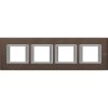 AXOLUTE Ramka 4x2-modułowa pozioma BRĄZ MAT HA4802M4HBR