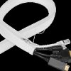 KAB0091 Cable management sleeve with zipper, 5 m x 50 mm, white
