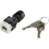 Deca 1384380 ADA16K6-AR0-CA Key Switch 250V AC 5A IP65 Off/On 90°