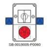 Rozdzielnica 0-1(32A, 3P+N rozłączony) 5x32A 2x3x16A(bezp.10A) INA=32A SB-001905-P0060-54