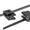 Opaska kablowa z klipsem HellermannTyton T50ROSEC5A-PA66W-BK (100) 156-03219, 200 mm, poliamid 6.6, 100 szt.