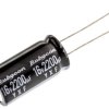 Kondensator 2200μF 16V dc Radialny, Otwór przelotowy Rubycon roztaw: 5mm 12.5 (Dia.) x 25mm
