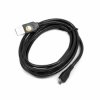 Przyłącze USB - microUSB czarne 2m