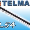 Wtyczka szpilkowa goldpin raster 2,54mm 1x40szt
