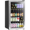 Baridi DH31 Wine, Beer & Drinks Fridge 85L Capacity - Stainless Steel