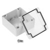 Obudowa ABS, Poliwęglan 105 mm 105 mm wys. zew. 60.1 mm RS PRO IP67 IK07 Szary