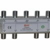 Rozgałęźnik- splitter 5-2400 Mhz CORAB 8-drożny z przejściem napięcia