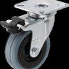 GCB-75B MONACOR Blickle swivel castor with brake, Ø 75 mm