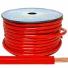 Przewód zasilający Car Audio 4 Ga, średnica 10 mm, czerwony, 1 mb