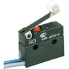 ZF DC1C-C3RB Microswitch SPDT 6A 250V AC, Short Roller, Leads, IP67