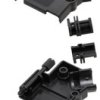 TRU COMPONENTS 7708560 Zestaw listew męskich D-Sub TCD45PKP09HDP15K, rzędy: 3, styki: 15, 45 °, 1 szt.