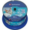 Verbatim 43438 CD-R AZO Wide Inkjet Printable No ID Brand 52x 700MB - Pack Of 50