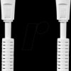 CSGL40020WT20 Coaxial cable, IEC connector <> IEC port, 2.00 m, round, white