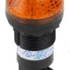 Sygnalizator 24 V AC/DC Migające, stałe Pomarańczowy Montaż panelowy LED