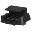 Pin header, 3 pole, pitch 2 mm, angled, black, 2-292173-3