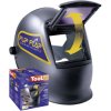 Toolit 042513 FLIP-FLAP Welder's Hard Hat Black EN 166/168/175