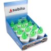 Wkład do znicza świeczka LED Subito COMET zielony (12 szt)