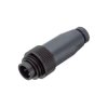Binder 99-0213-00-07 M 6-9.5mm Cable Mnt 6+PE Pin with Solder Termination