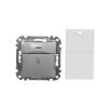 SEDNA DESIGN & ELEMENTS Wyłącznik hotelowy mechaniczny srebrne aluminium SDD113121 SCHNEIDER ELECTRIC