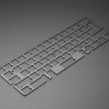 Adafruit Anodized Black Aluminum Metal Keyboard Plate for GH60 Cases