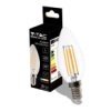 Żarówka Led Filament 4W E14 C35 6500K 400Lm 300St. 214414