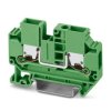 Złączka szynowa 2-przewodowa 6mm2, listwa zaciskowa koloru zielonego XTV 6 GN /50szt./