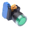 YW1L-MF2E10Q0G Green 22mm Momentary Shrouded Push Button Switch NO IP65 IDEC