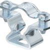 Spacer clamp, max. bundle Ø 17 mm, steel, galvanized, (L x W) 44 x 14 mm, 1362762
