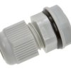 Dławnica; AG-12GY1; poliamid; IP68; jasnoszary; M12; 3÷6,5mm; 12,0mm; z gwintem metrycznym; KSS Wiring; RoHS