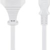 Kabel przyłączeniowy z wtyczką Euro, 1,8 m, biały - Długość kabla 1.8 m