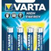 4 x Varta High Energy LR03/AAA 4903 (blister)