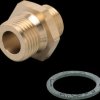 Screw-in adapter, 30 bar/3 MPa, M18, G 1/2 for flow and temperature sensors, E40097